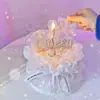 Estilo Igual al de Celebridad de Internet Decoración de Pastel Reina de Perlas Enchufe para Pastel Festival de la Reina Reina Feliz Enchufe para Pastel de Perlas