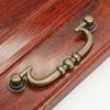 Portátil Retro Tira Punho Liga de Zinco Punho Gaveta Caso de Madeira Alça Tira Decorativa Alça