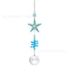Papá Noel Árbol de Navidad Colgante de Cristal Decoración Colgante DIY Cortina de Cuentas de Cristal Colgante Colgante Serie de Navidad Año Nuevo Regalos