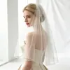 Velo de Novia Estilo Nuevo para Registro de Matrimonio y Propuesta, Velito para Fotografía de Boda, Perla de Imitación Simple, Venta Directa de Fábrica