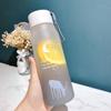 Vaso de agua de plástico al por mayor vaso de agua valor de color alto gran capacidad botella de agua hombres y mujeres rojo de internet ins vaso de agua vaso acompañante para estudiantes