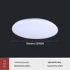 Luminária de teto ultrafina simples personalizada para quarto, moderna, simples, redonda 22, nova luminária de sala, quadrada minimalista