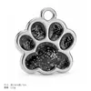 Accesorios de joyería DIY para mascotas transfronterizos, dijes de pata de gato, colgantes para pulseras, etiquetas para mascotas al por mayor, estilo fresco y dulce