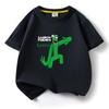 Camiseta de manga corta para niño Rainbow Friends, ropa de verano para niño 2023, nueva camiseta de algodón de media manga estilo occidental para niña.