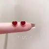 Exquisitos Pendientes Rojos en Forma de Corazón para Mujer, Nuevos Pendientes Vintage Retro de Moda 2026, Accesorios para Orejas Elegantes y Versátiles