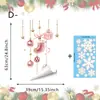 Campanas de Navidad Bolas de Colores Colgante Pegatina Estática para Ventana Puerta de Cristal de Tienda Adornos Colgantes Festivos Decoración Pegatina de Cristal Autoadhesiva