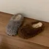 2026 Novas Pantufas de Algodão com Solado Grosso, Aumentadoras de Altura, Modernas, Delicadas, Fofas, Versáteis, Quentes, Forradas com Fleece, de Calçar Fácil para Mulheres