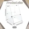 Portapapeles de código de barras para facturas de envío electrónico acrílico, soporte externo universal para facturas, soporte para etiquetas térmicas
