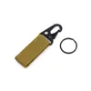 Clip para Llavero Clip Táctico para Mochila al Aire Libre Velcro de Correa Mosquetón en Forma de D Clip de Navaja Pico de Águila E18