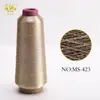 Fábrica Xinyu Venta al por mayor 4000 Metros Serie de Colores 150D Hilo Metálico Dorado y Plateado Completamente Envuelto Hilo para Bordado por Computadora