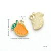 Aleación Aceite Goteo Fruta Fresca Plátano Mango Sandía Naranja Piña Colgante de Coche Pendientes Collar Bolso Accesorios DIY