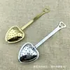 Infusor de té de bola de acero inoxidable estilo coreano colador de té creativo de amor asa de gota de agua clip de té para condimentos