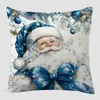Combinação Popular de Capas de Almofada Douradas de Natal da Amazon Árvore de Natal Alce Boneco de Neve Carro Almofada de Sofá