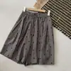 2026 Pantalones Casuales de Moda Estilo Coreano Nuevos de Cintura Alta Adelgazantes Rectos de Pierna Ancha Versátiles Plisados de Cinco Puntos para Mujer