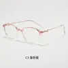 2026 populares monturas de gafas para mujer de montura pequeña TR90 anti-luz azul moda transfronteriza lote mixto estilo moderno igual que en Xiaohongshu versátil