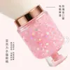 Nueva Botella de Gas de Cristal Colorida Individual Portátil Polvos Sueltos Rubor Herramienta de Belleza Portátil Manicura Pincel de Maquillaje