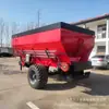 Grande Máquina de Fertilizante Agrícola, Espalhador de Esterco de Gado e Ovelhas de 8 Metros com Trator, Multifuncional para Esterco Seco, Esterco Úmido, Esterco de Choupo