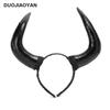 Hermosa y Deslumbrante Diadema de Cuernos de Ciervo para Cosplay Diadema Halloween Pascua Accesorios Diseño Original Borde Ancho