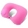 Nueva Almohada Inflable en Forma de U Inflable a Presión Portátil de Viaje Almohada para el Cuello para Siesta en la Oficina Almohada para Acampar Avión