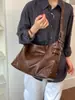 Nova Bolsa Feminina 2025 Bolsa de Mão de Grande Capacidade Bolsa de Ombro Estilosa Simples para o Dia a Dia Bolsa Transversal Moda Transfronteiriça