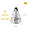 Bico Decorativo Personalizado para Bolo Boca Decorativa Biscoitos Rosa Ferramenta DIY para Assar Aço Inoxidável 304 Bico Decorativo Trompete
