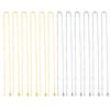 Colar de aço inoxidável de 50 cm em forma de O, corrente plana, corrente cruzada, colar de aço de titânio, ouro rosa, prata, corrente faça você mesmo