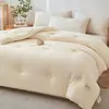 Colcha Antibacteriana de Algodão Cru Classe A, Colcha Espessa de Fibra de Soja, Colcha de Inverno, Colcha de Primavera e Outono, Colcha de Verão, Núcleo de Roupa de Cama para Dormitório de Estudante
