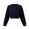 Conjunto de Ropa Deportiva con Sudadera con Capucha de Cuello Redondo de Longitud a la Cintura para Exteriores Transfronteriza, Manga Larga Holgada, Ropa para Fitness, Running, Yoga, Top, Chaqueta