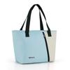 Bolsa de almuerzo con bloques de color y compartimentos, forma cuadrada, bolsa de bento simple y elegante, caja térmica con bolsa de hielo aislante