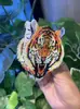 Pinza de Tigre de Acrílico Pasador de Guepardo Personalidad Creativa Pinza de Tiburón Transfronteriza Caliente Pinza para Cola de Caballo Accesorios de Moda para el Cabello