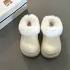 Chinelos de Algodão com Solado Grosso para Mulheres, Novo Estilo 2025 para Casa e Uso Externo, Parte Externa Impermeável, Sensação Aumentada de Pisar em Merda, Sapatos Quentes de Algodão para Neve