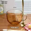 Xícara de Café da Manhã com Alça, Caneca de Vidro de Alta Capacidade para Leite, Aveia, Café, Copo de Água Doméstico de Alto Valor Resistente ao Calor