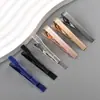 6 peças Clássico Clipe de Gravata de Metal Masculino Negócios Casamento Camisa Acessórios de Clipe de Gravata Clipe de Gravata de Cobre Atacado