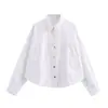 Comercio Exterior 2026 Nueva Chaqueta de Mezclilla Versátil para Mujer con Cuello Solapa, Botonadura Simple, Bolsillo, Estilo Camisa 0108034