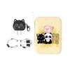 Cargador rápido creativo cabeza cable de datos de cuero gato panda adecuado para enchufe de teléfono móvil Apple Huawei traje de cable de datos