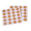 Etiqueta adhesiva de papel estucado para impresión de imposición con forma especial de manzana, etiqueta adhesiva para embalaje de frutas, marca comercial, pegatinas decorativas de dibujos animados