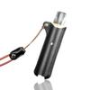 Adecuado para cigarrillos VEEX grabados V1, estuche protector de cuero, medio paquete, estuche pequeño de cuero para cigarrillos V2 con cera de aceite, cuerda marrón para colgar en el cuello