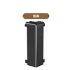 Rodapé de Liga de Alumínio 6cm Fino Minimalista com Arco Borda Reta Rodapé 4 Novos Estilos Rodapé com Arco Borda Reta