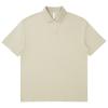 Ropa para Hombre Utr 275g Polo Paul de Peso Pesado para Hombre Verano Retro Americano Holgado Talla Grande Camiseta de Algodón Puro con Cuello