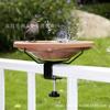 Amazon Clip para Valla de Bebedero para Pájaros Bebedero para Barandilla de Balcón Bebedero para Patio Comedero para Pájaros Bebedero Decoración de Jardinería Bebedero
