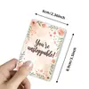 18 Tarjetas de Ánimo Florales en Acuarela con Mensajes Cálidos Adecuadas para Regalos Cotidianos, Expresar Gratitud y Transmitir Intenciones Positivas