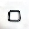 Eletroforese fio de ferro preto 4,8MM de espessura fivela quadrada de metal acessórios de ferragem boca de fita preta palavra acessórios de bagagem acessórios acessórios