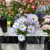 Flores Artificiais Begônia Pequenas Flores Celebração de Casamento Decoração Suave de Casamento Arranjo de Flores Decoração Paisagismo Flores Artificiais Enfeites para Sala de Estar Multicor Opcional