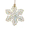 Colgante Pequeño de Resina Navideña Copo de Nieve Navideño Corazón Árbol de Navidad Estrella de Cinco Puntas Colgante de Decoración Navideña