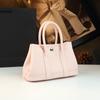 Bolso Cubo de Cuero Macaron de Moda 2026, Bolso Grande de Lujo Ligero para Mujer, Elegante Bolso de Mano y Bolso Cruzado
