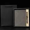 Caixa de Presente para Caderno de Negócios Conjunto de Pen Drives A5 Caderno B5 Atividade de Volta às Aulas para Estudantes Conjunto de Presente