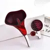 Broche Flor de Acrílico Estilo Retrô Francês Novo Chinoiserie Luxo Acessível Rose Estéreo Joia Broche Corsage Atacado