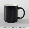 Caneca de cor sólida com letras logotipo impresso personalizado copo de publicidade presente personalizado copo de hotel cerâmica fosca personalizada