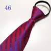 Corbata de Hombre Cremallera Novio Boda Roja 8cm Vestido Negocio Nudo Negro Libre Perezoso Fácil de Tirar Azul Corbata