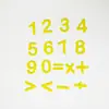 Imán de letra minúscula magnética 26 letras mayúsculas en inglés pizarra digital sticker sticker de letra para educación temprana infantil sticker de refrigerador en stock